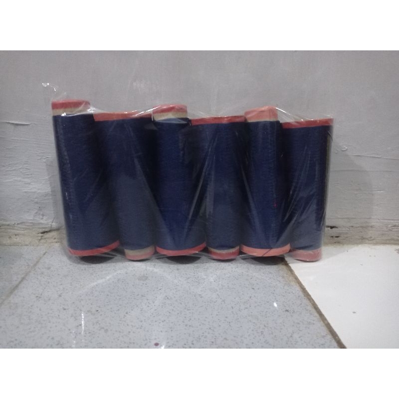 Benang Jahit Obras polyester isi 6pcs/ Benang obras warna lengkap