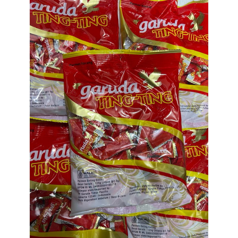 

Permen Kacang Garuda Ting Ting 1 pack isi 50 pcs