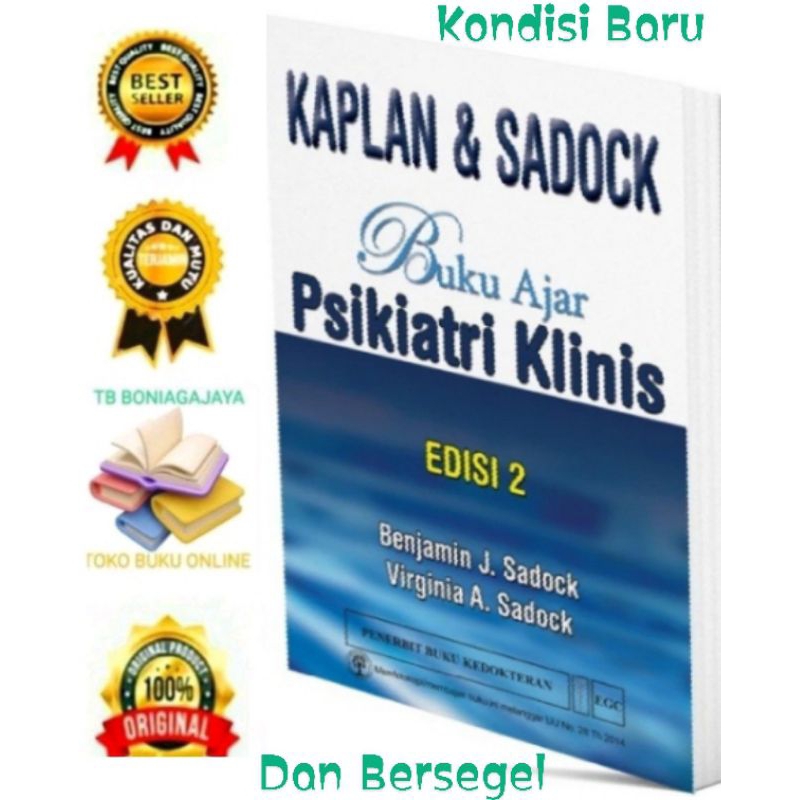 [100%Original]. KAPLAN & SADOCK Buku Ajar Psikiatri KLINIS Edisi 2