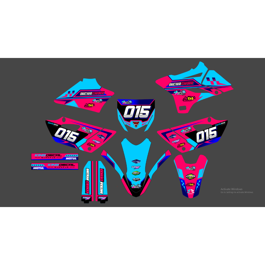 DECAL YZ 85 NEW FULL BODY DECAL STIKER YZ 85 DECAL STICKER YZ 85 NEW