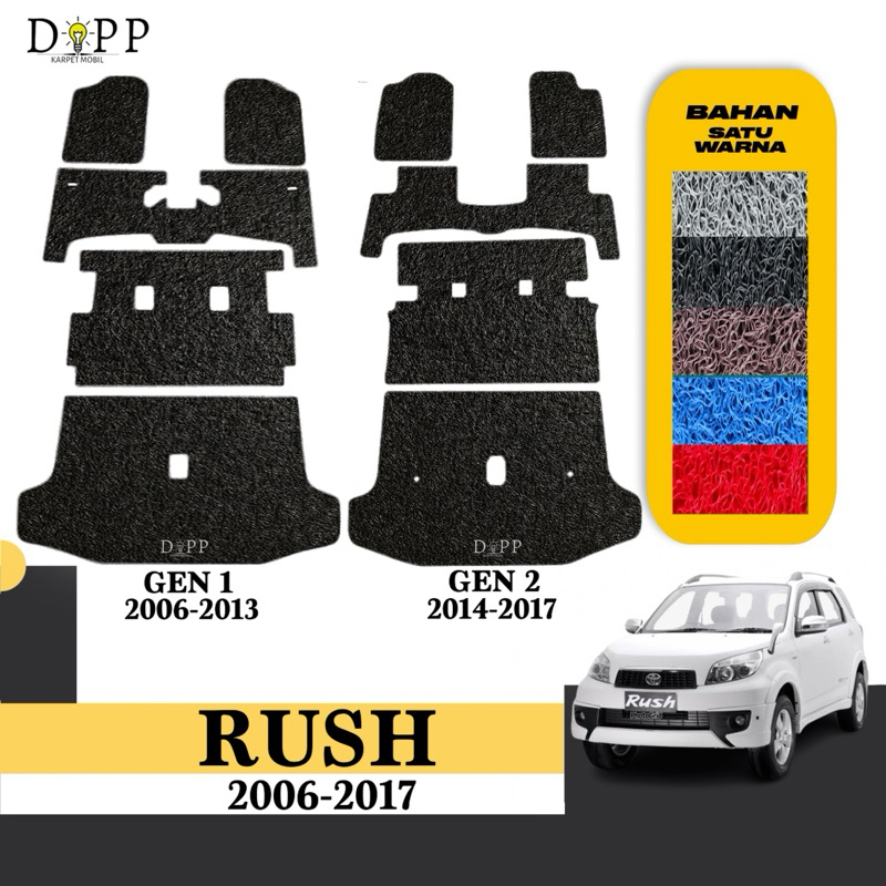 Karpet Mobil Rush Lama / Karpet Mobil Mie Bihun Toyota Rush 2006-2017