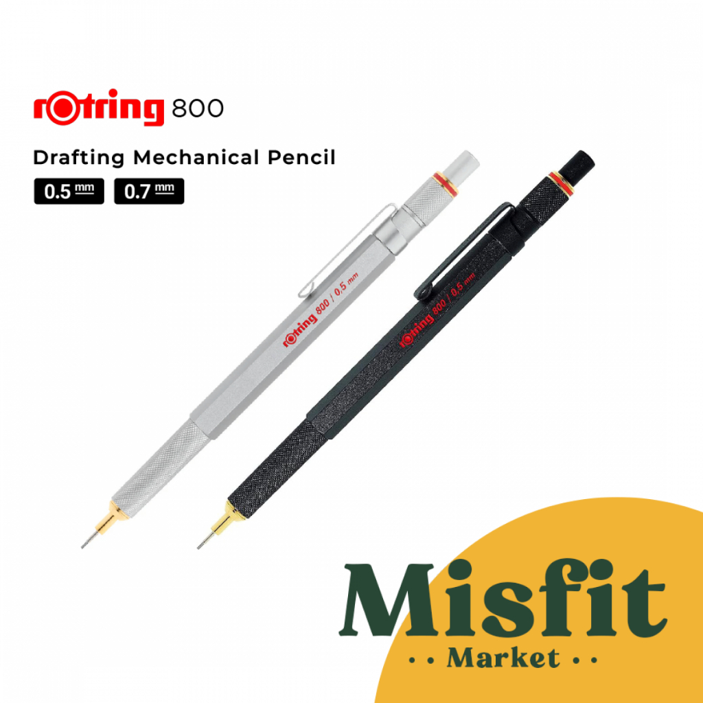 

ROtring 800 Series Drafting Mechanical Pencil 0.5 0.7 mm Pensil Mekanik