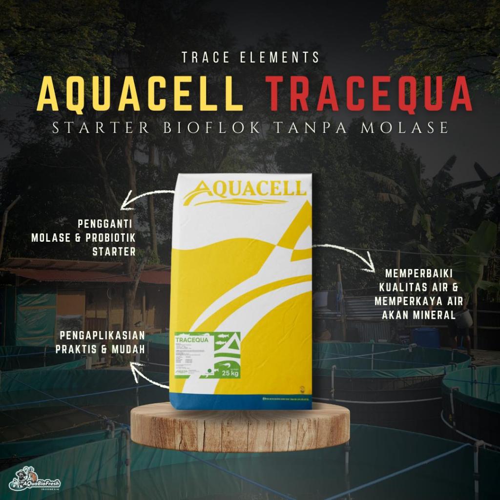 (25 KG) Aquacell Tracequa Trace Elements Bioflok Tanpa Molase