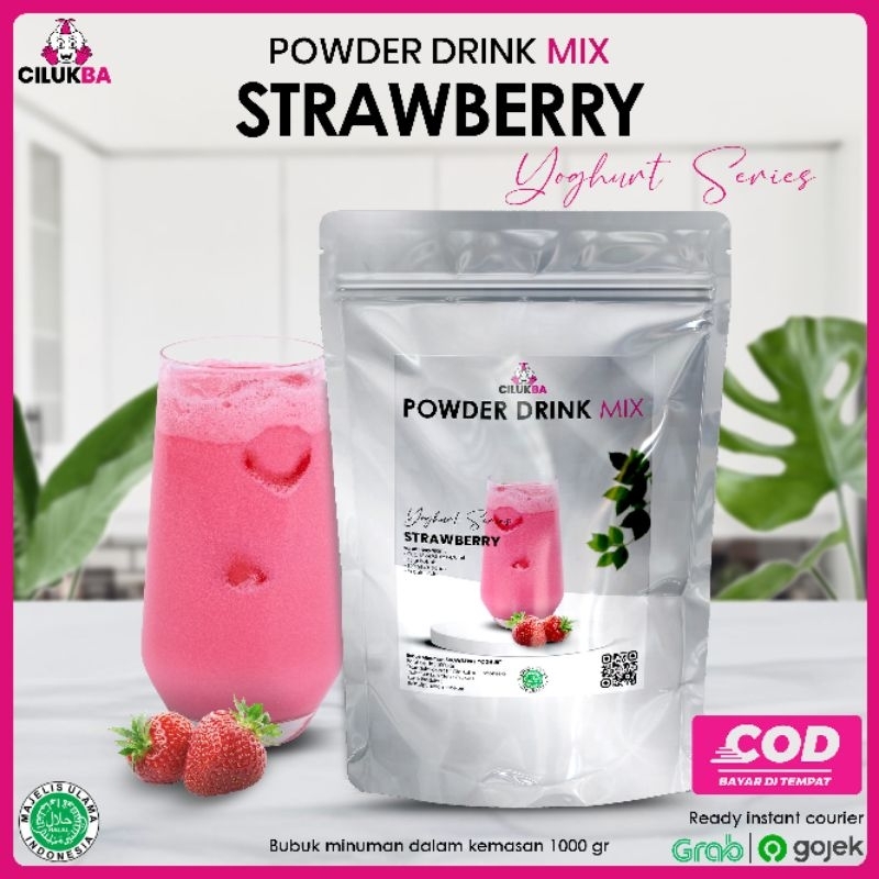 

Bubuk Minuman Instan Rasa Strawberry Yoghurt 1 kg / Powder Drink Mix