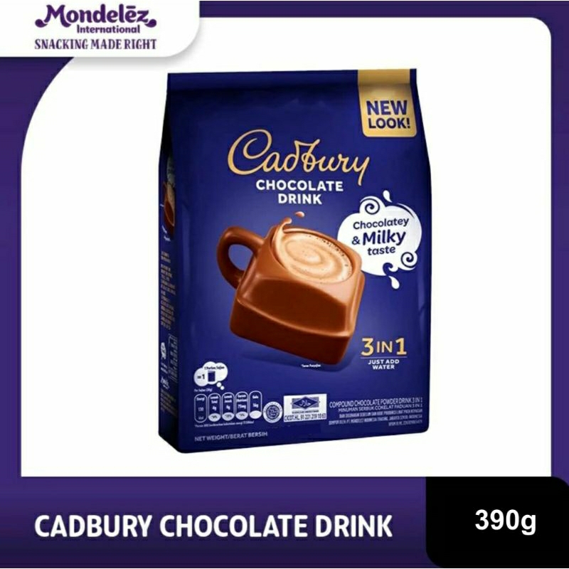 

Cadbury Hot Choco Drink 3in1 390g isi 13sct