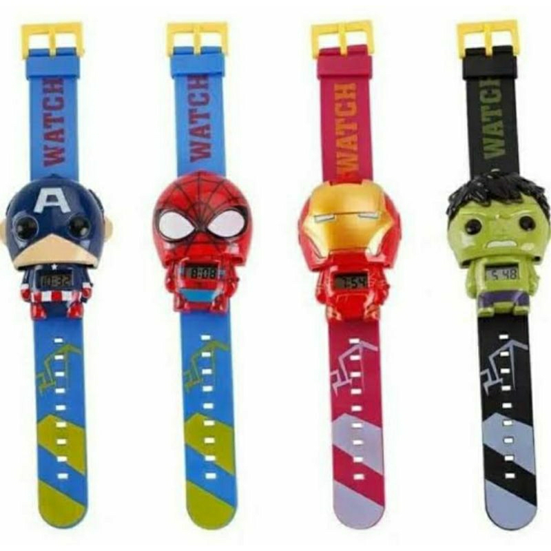 Jam Tangan Anak Karakter Jam Tangan Flip Flop Digital Jam Tangan 3D