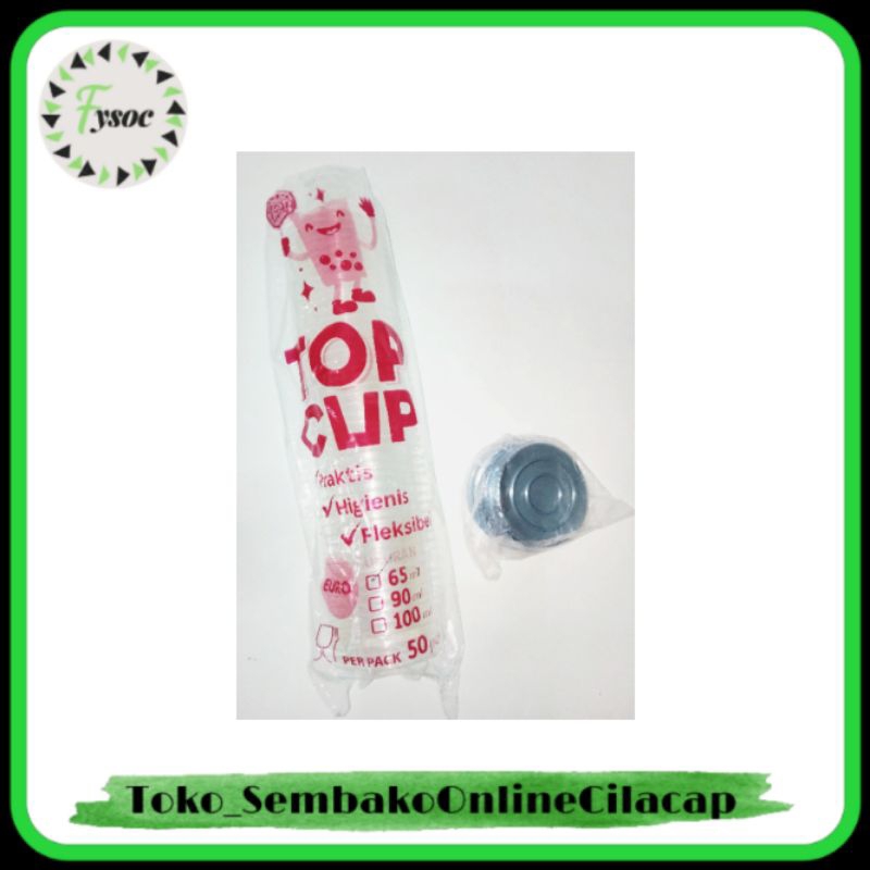 CUP PUDING JELLY + TUTUP ISI 50 PCS | GELAS AGAR ES KRIM 60ML