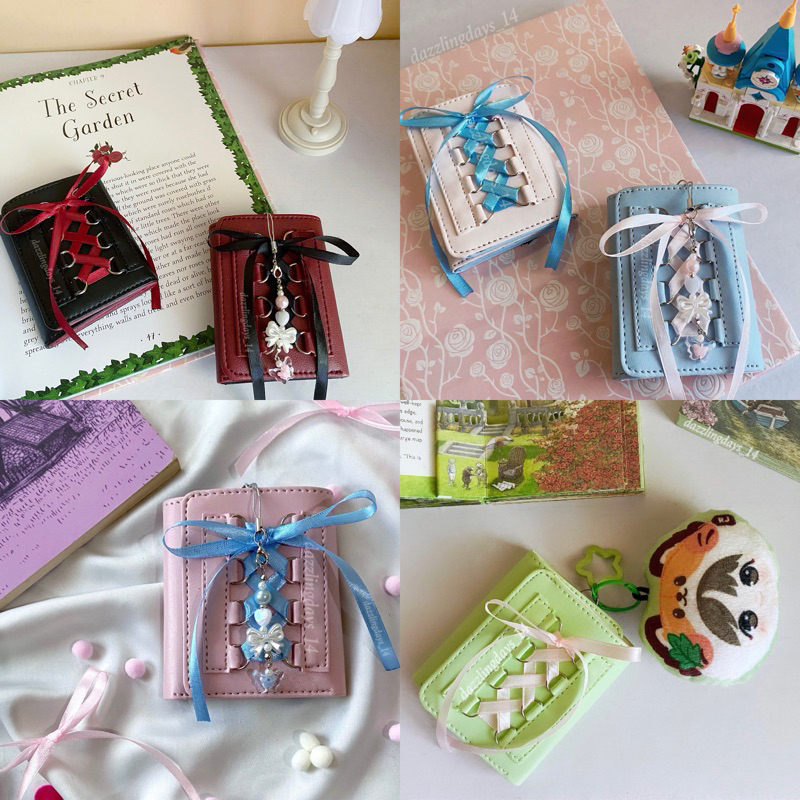 READY STOCK COQUETTE WALLET / DOMPET COQUETTE / RIBBON WALLET / DOMPET PITA / BALLET PINK