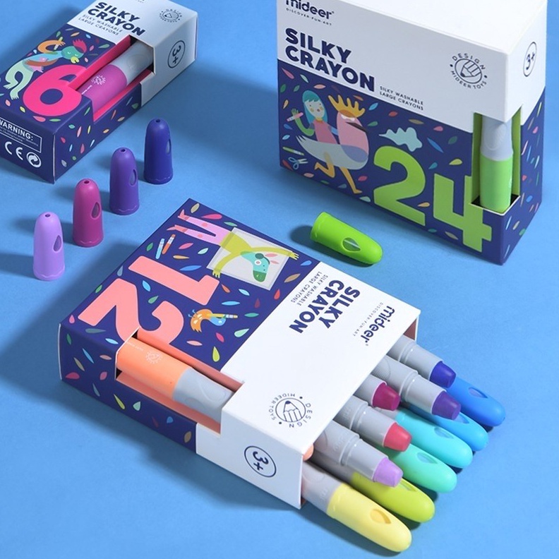 

PROMO TERMURAH Mideer Silky CrayonColors Drawing Painting Watercolor Art Marker Pens