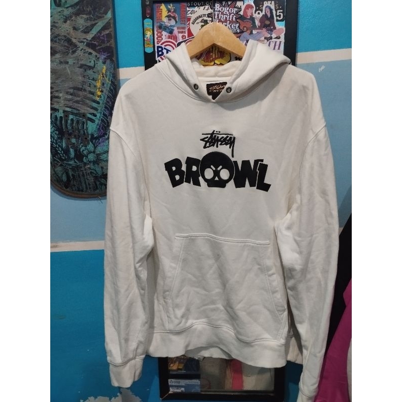 Hoodie Stussy Brown