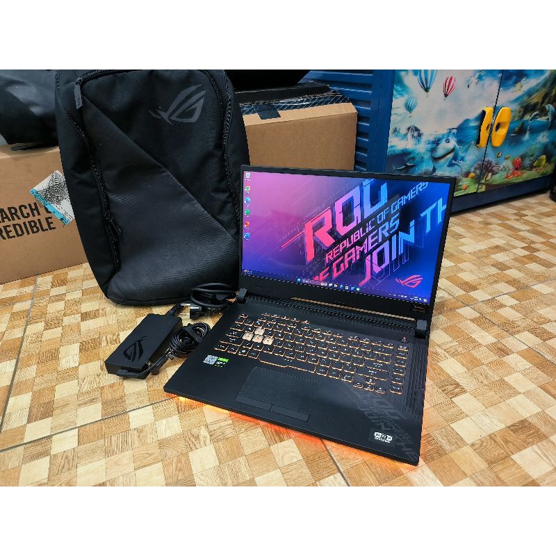 ASUS ROG Strix G512LI Core i7-10870H GTX 1650Ti GDDR6 15.6" FHD IPS 144Hz W11+OHS Mulus Like New