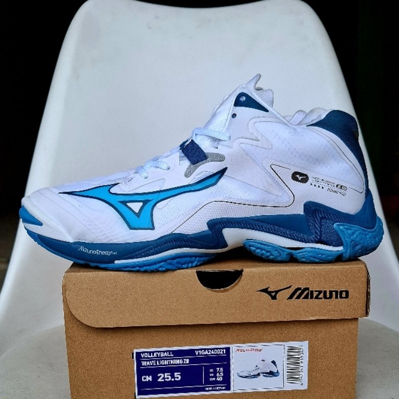 Sepatu Voli Pria Wanita Mizuno Wlz8 Mid Sepatu Volly Cowok Cewek Sepatu Voli Original