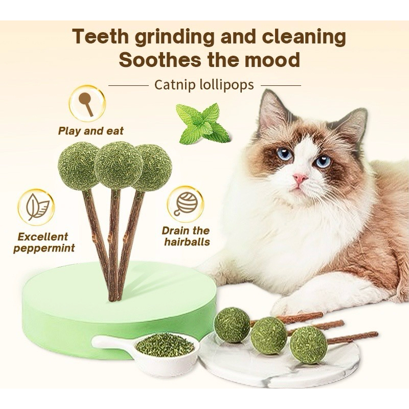 Catnip lolipop kucing - catnip kucing - catnip