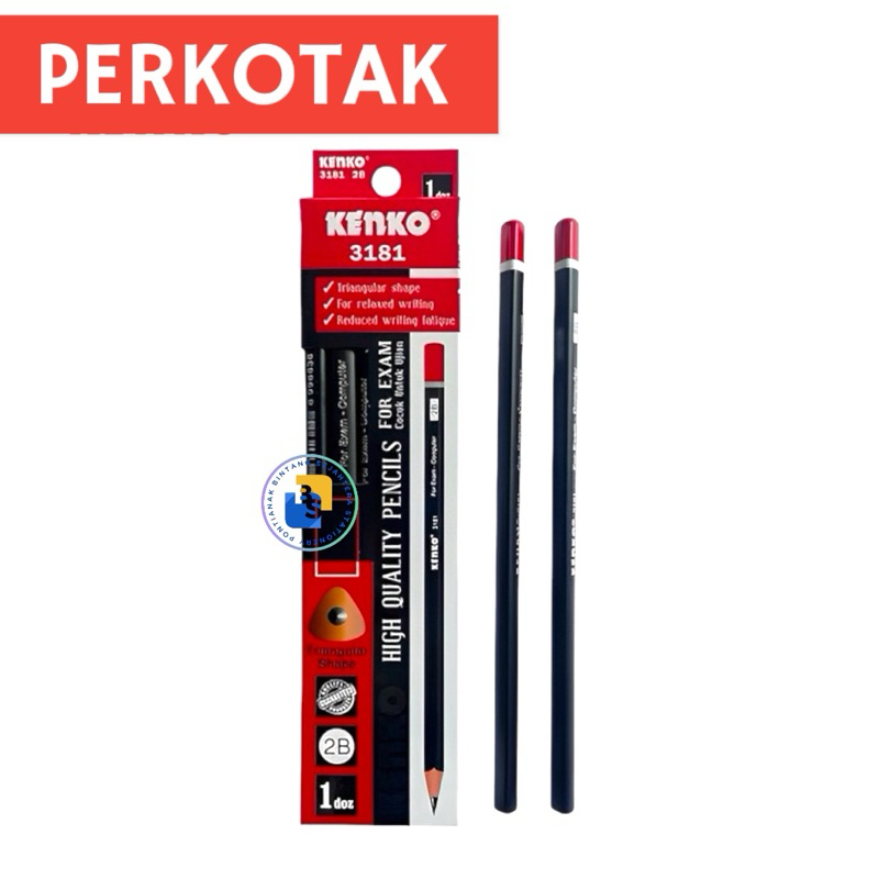 

12 Pcs - KENKO Pensil 2B 3181
