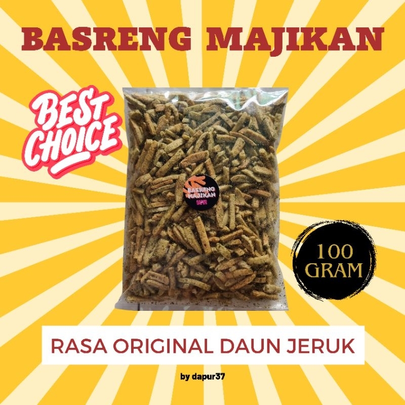 

Basreng Majikan Rasa Original Daun Jeruk 100 Gram By DAPUR37 Snack Cemilan