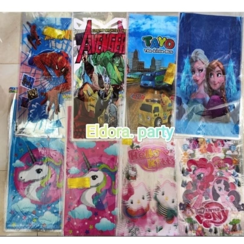 

Plastik snack karakter/Plastik ulang tahun besar