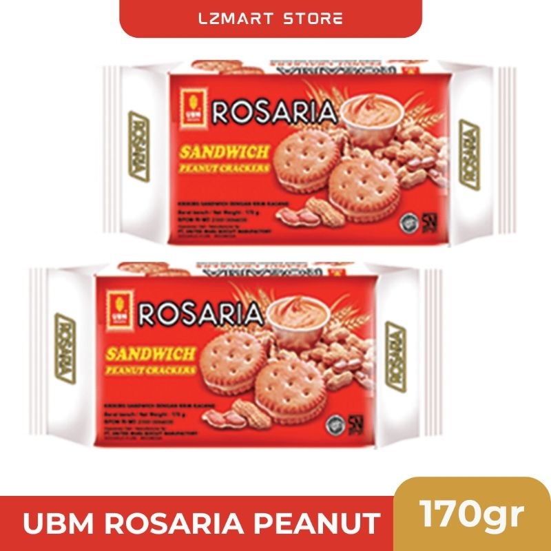 

UBM Rosaria Biscuit Sandwich Peanut Crackers (170gr)