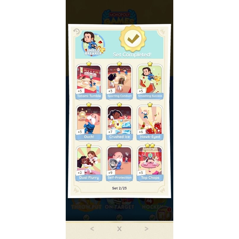 

stickers monopoly go bintang 1 set 2 ready