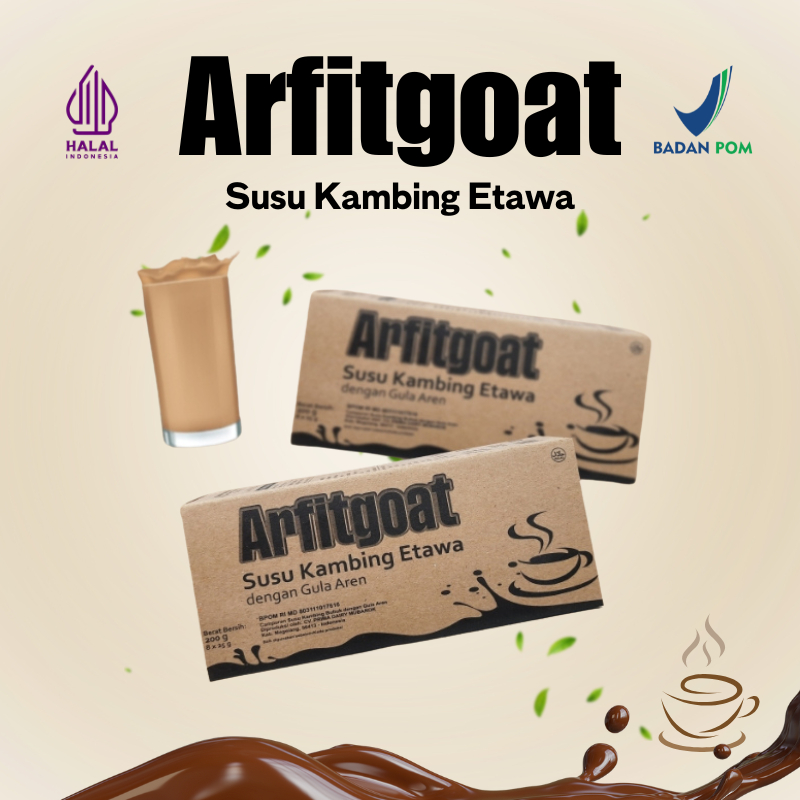 

Arfitgoat Susu Etawa Rasa Gula Aren Untuk Membantu Asam Urat, Nyeri Sendi BPOM