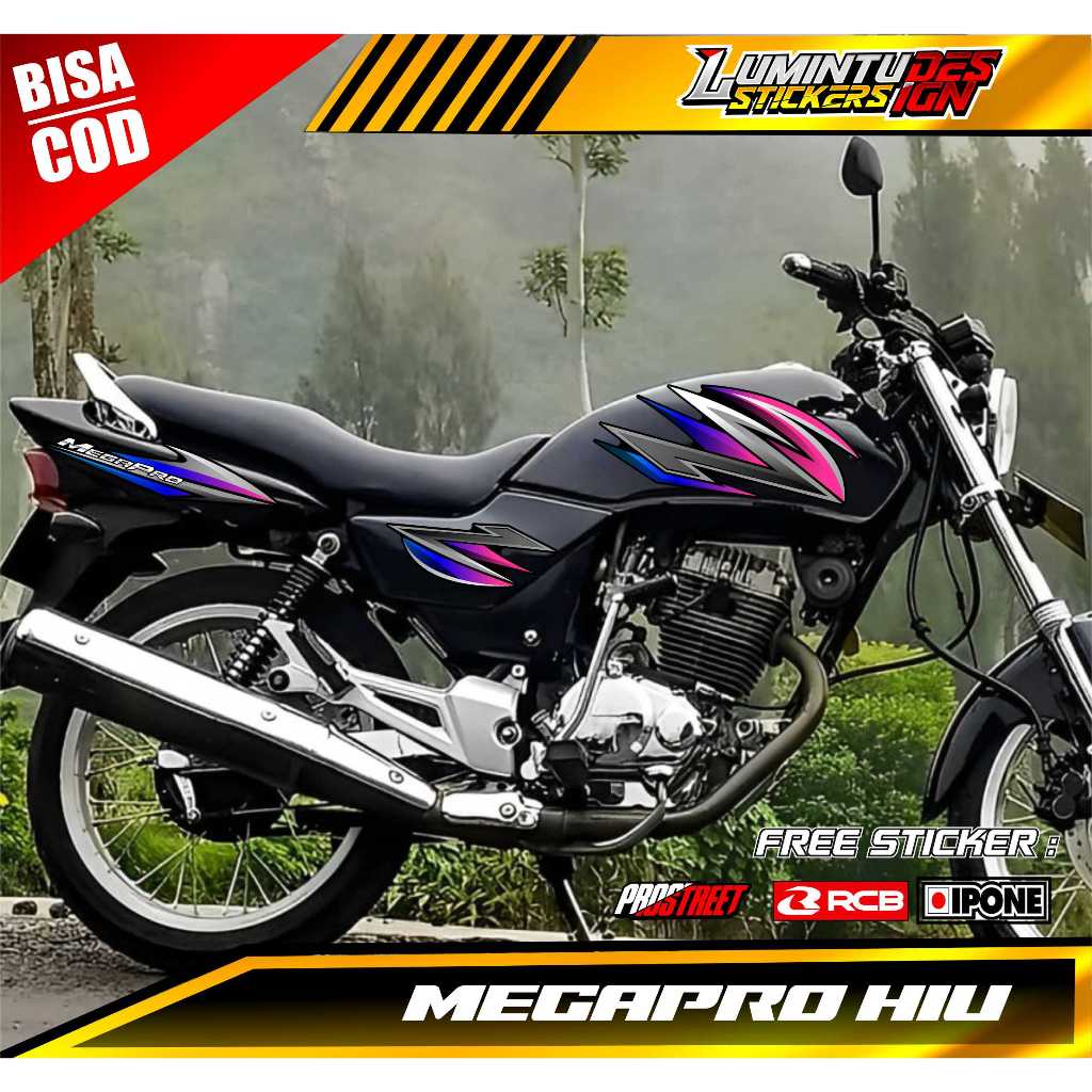 STRIPING VARIASI HONDA MEGAPRO HIU / STICKER LIST VARIASI MOTOR MEGAPRO HIU