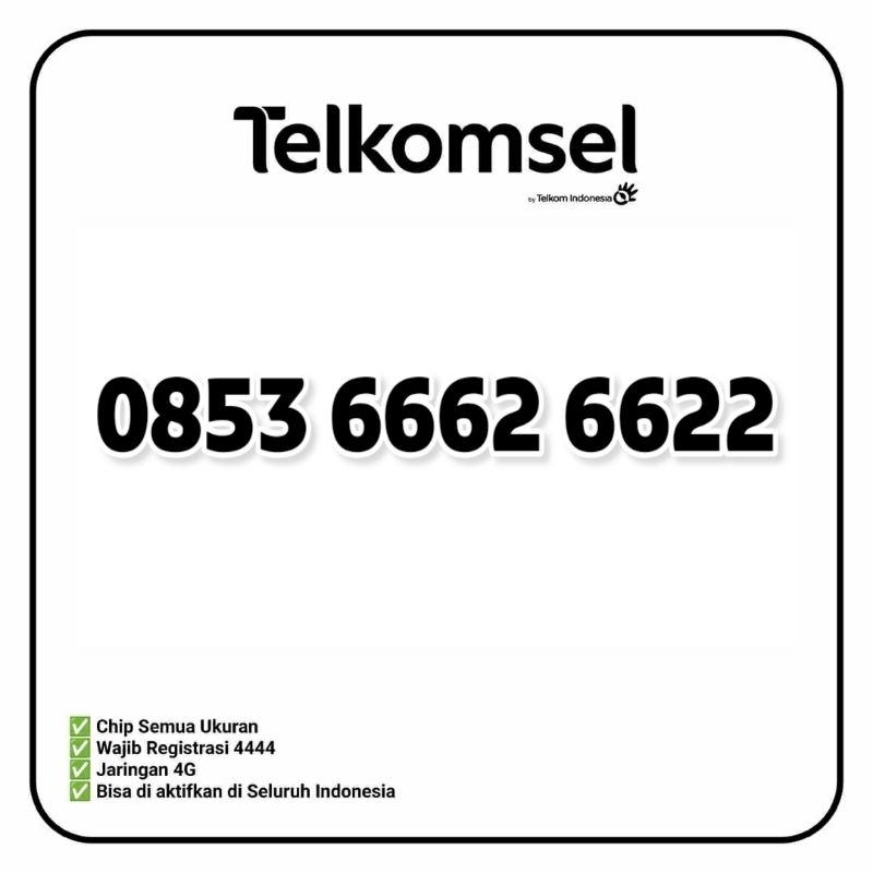 Nomor Cantik Telkomsel Prabayar AS Seri AAAB AABB