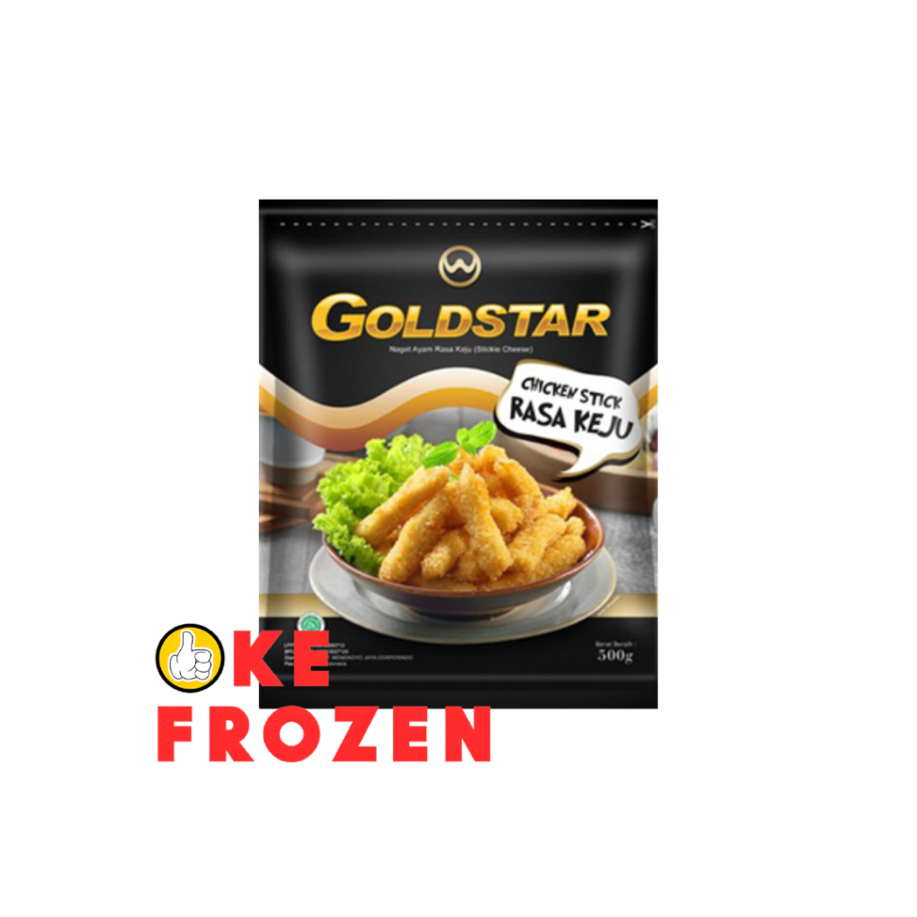 

GOLDSTAR CHICKEN STICK RASA KEJU 500GR / NAGET STIK AYAM