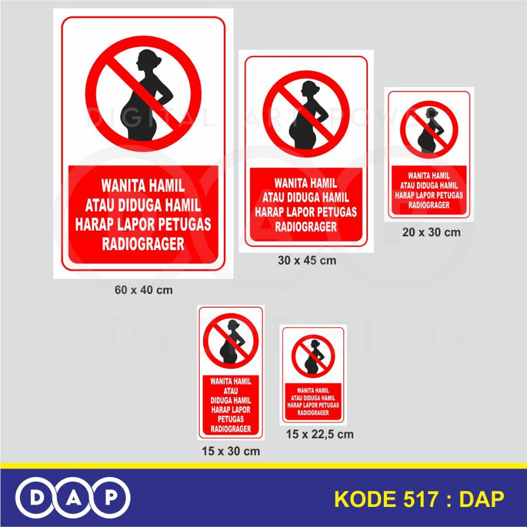 

517 - STIKER WANITA HAMIL HARAP LAPOR PETUGAS - VINYL - TERBAIK