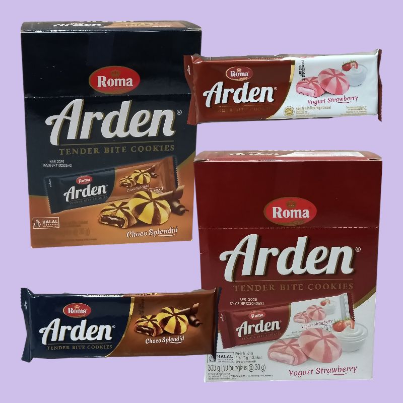 

ROMA Arden Coklat Stroberi Splendid Biskuit [10 pcs/box]