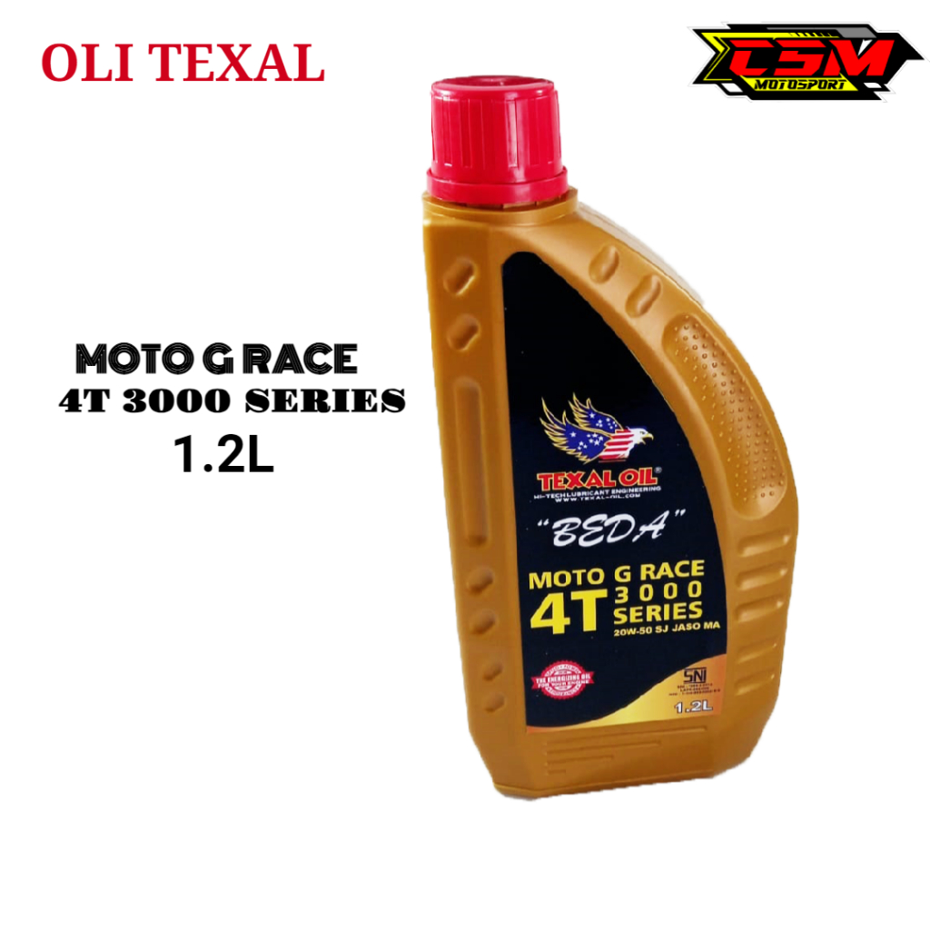 OLI 4 TAK TEXAL MOTO G RACE 3000 SERIES 20W-50 1,2 LITER