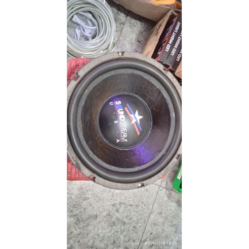 subwoofer soundstream USA 10 inc original