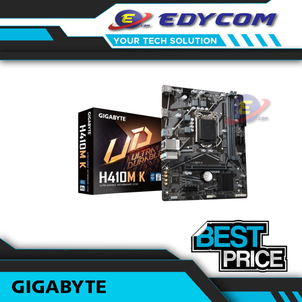 Motherboard GIGABYTE H410M-K (Intel H410, LGA 1200, DDR4)