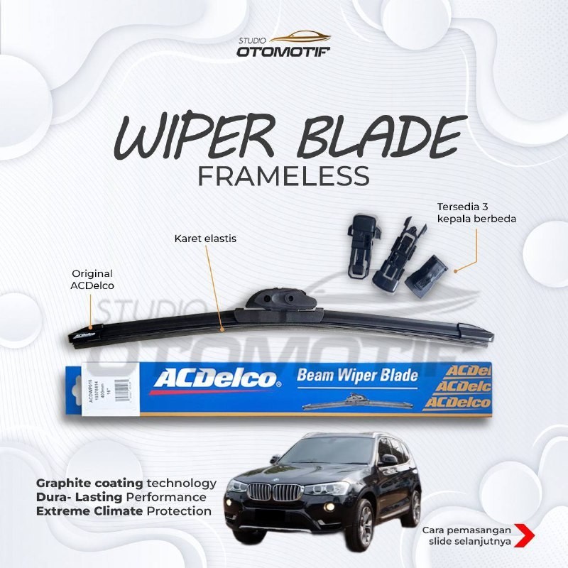 WIPER BMW X3 F25 2011-2017 Acdelco Beam Frameless
