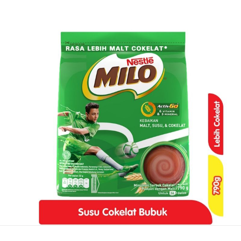 

MILO ACTIV-GO POUCH 790 GRAM