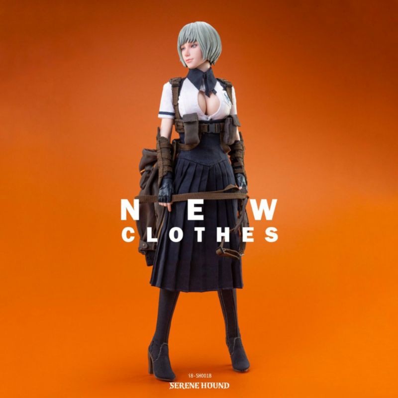 1/6 Women Soldier Tactical Jacket Clone Twin Warriors - Serene Hound Series Combat Jacket For 12" Ac