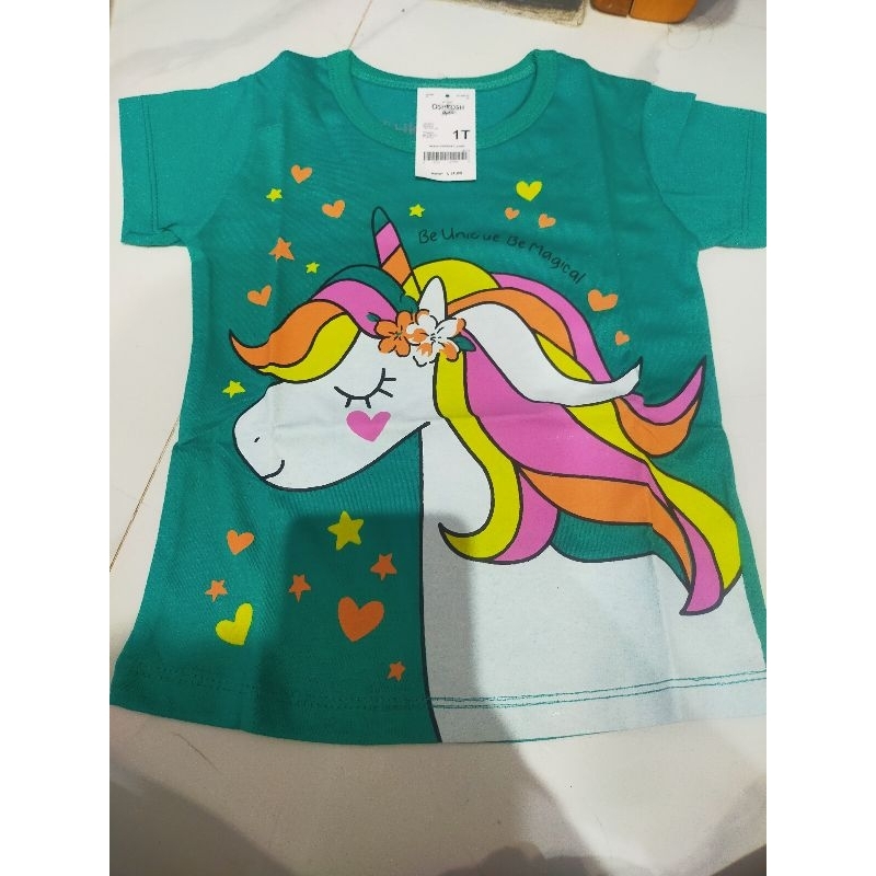 kaos anak perempuan size 1 OshKosh bgosh