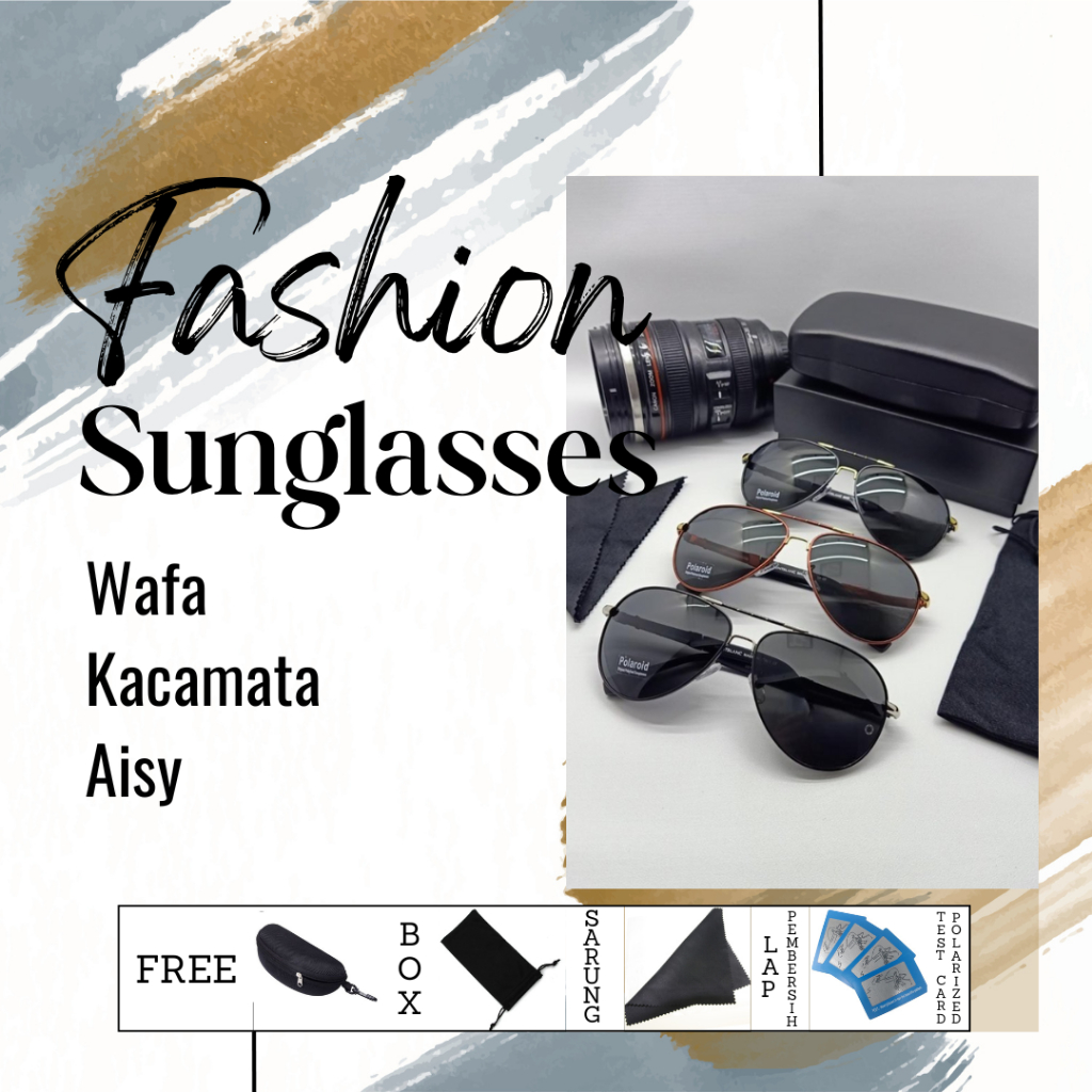 BARU Kacamata Hitam Aviator Pria Lensa Polarized / COD / Kacamata Pilot Pria Lensa Polarized