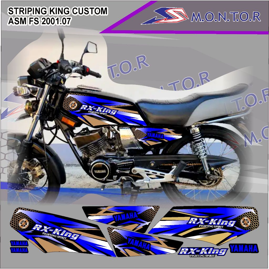 STRIPING STIKER LIS RX KING CUSTOM  FS 2001