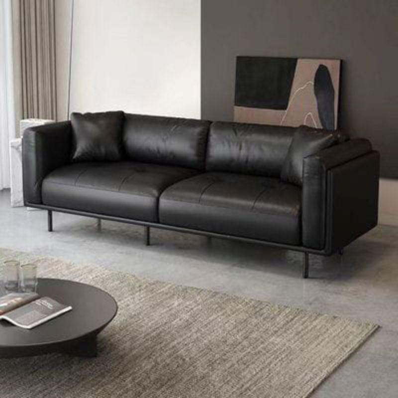 sofa kulit 2 seater minimalis