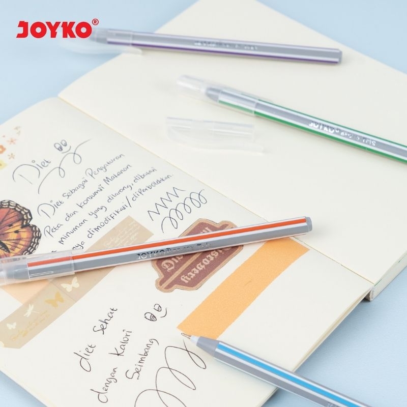 

ball pen pulpen pena joyko Bp-275 Tris 1 box 12pcs.0,7mm