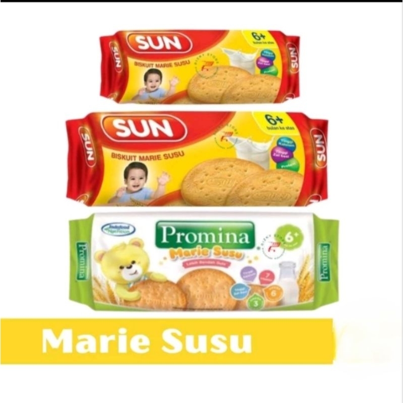 

Sun biskuit Marie 80g//promina biskuit Marie 150g