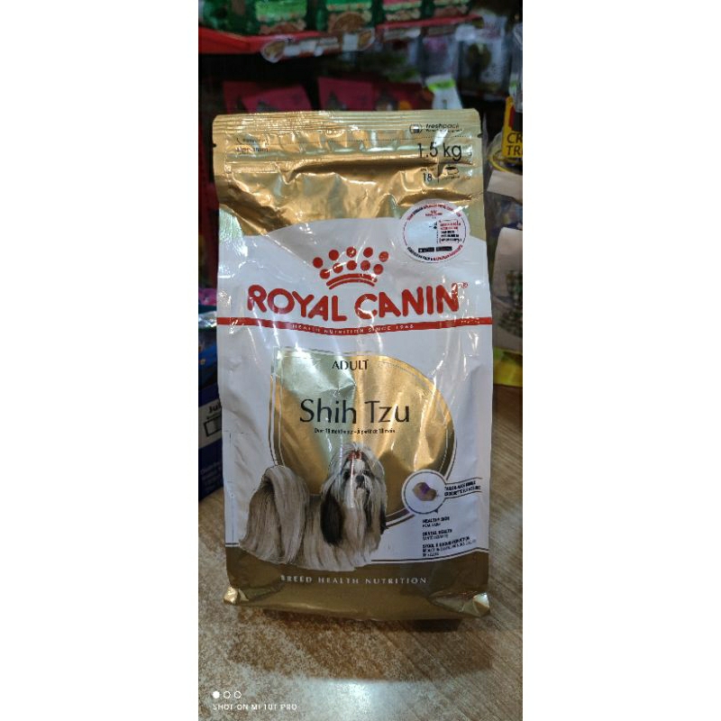 Royal canin shihtzu adult 1,5kg dry food makanan khusus untuk anjing shihtzu dewasa