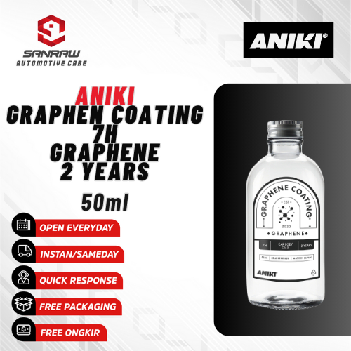 ANIKI Graphene Coating 7H 50 ml, Nano Ceramic Graphen Coating Mobil