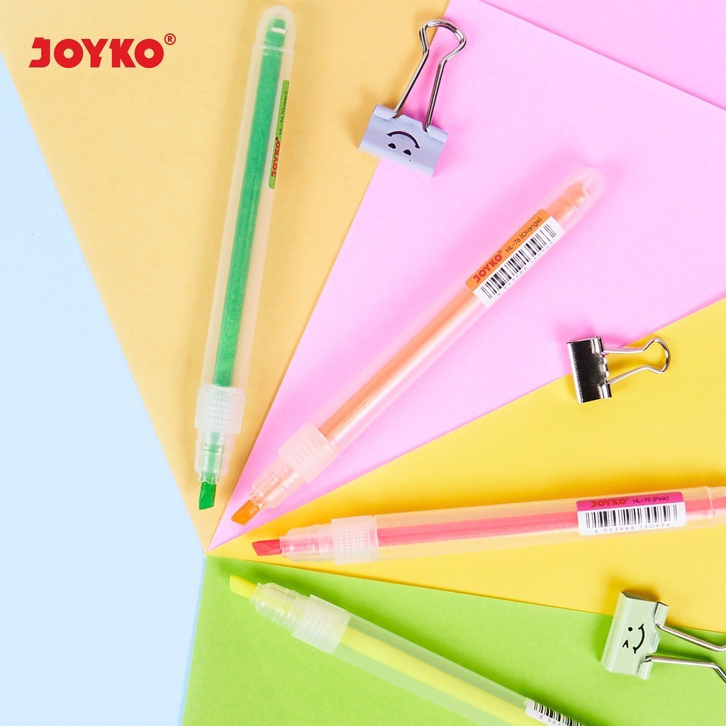 

Joyko Highlighter | Penanda Warna HL 73 - 78