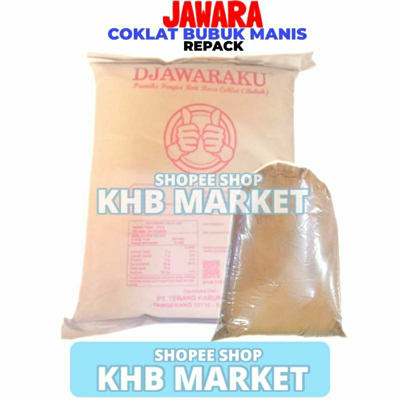 

Coklat Bubuk Manis Jawara 250GR Repacked