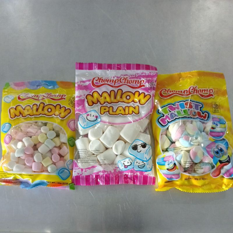 

Marshmallow 60gr (Twist Mallow, Mallow Plain, Mini Mallow)