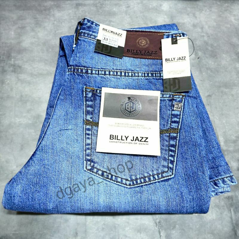 Celana Standar Pria Terbaru // Celana Panjang Denim // Celana Panjang Billy Jazz Full Standar