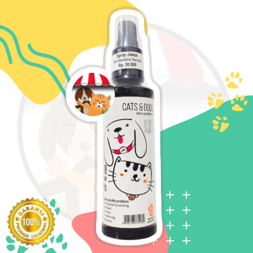 Obat Gatal Semprot untuk Anjing dan Kucing Pet Medicine