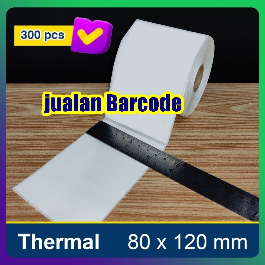 

TERLARIS LABEL BARCODE DIRECT THERMAL 80X120 80 X 120 CORE 1" ISI 300