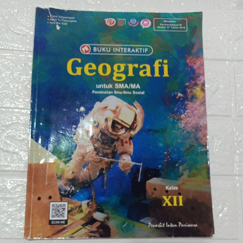 PR Buku Interaktif Geografi kelas 12 SMA,Buku bekas geografi