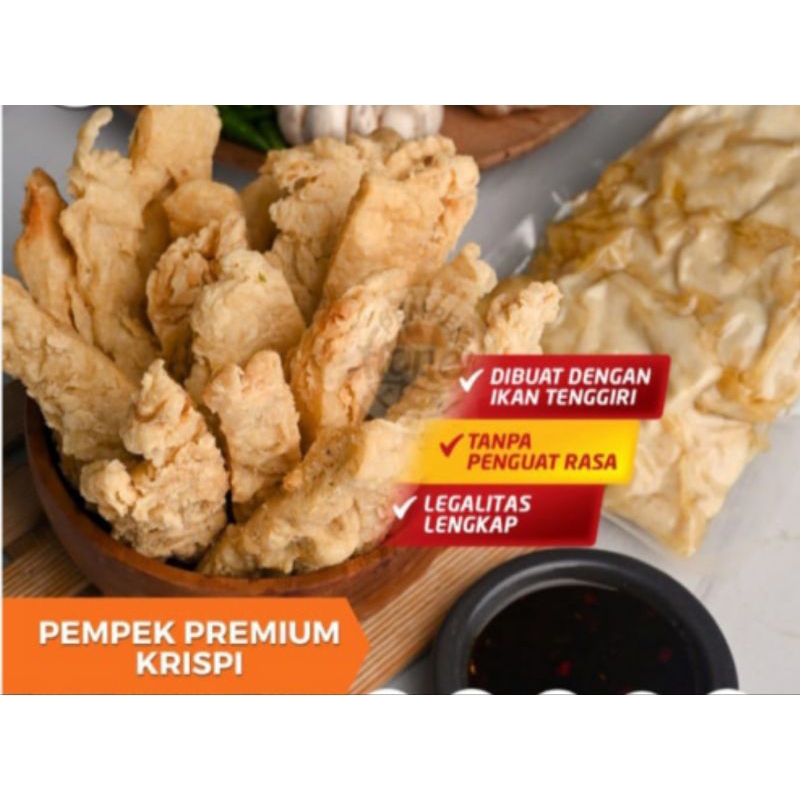 

Pempek Palembang Crispy Ikan Tengiri 1 Pack Isi 10 Pcs